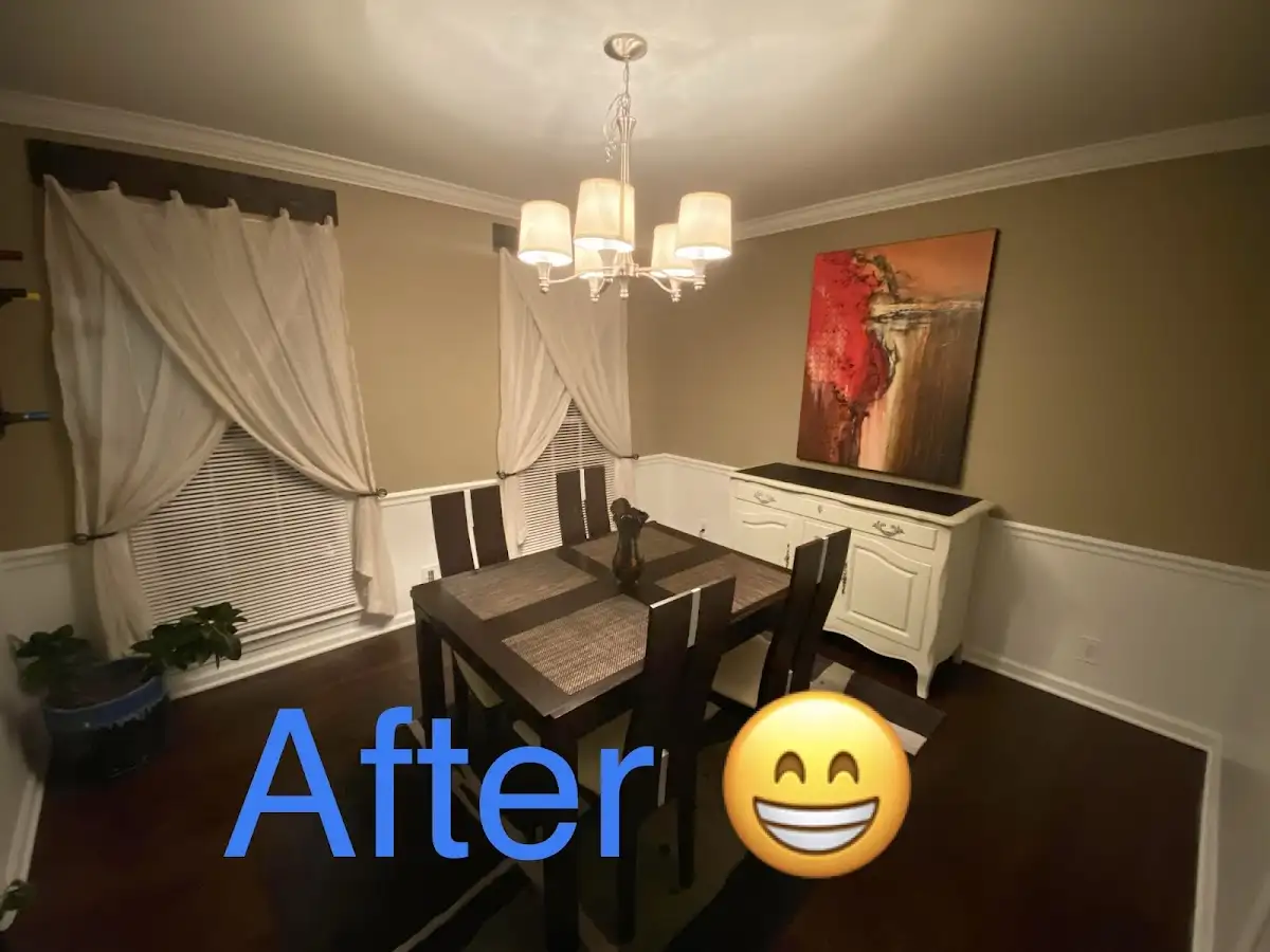 Professional dining room restoration after water damage in Belvedere